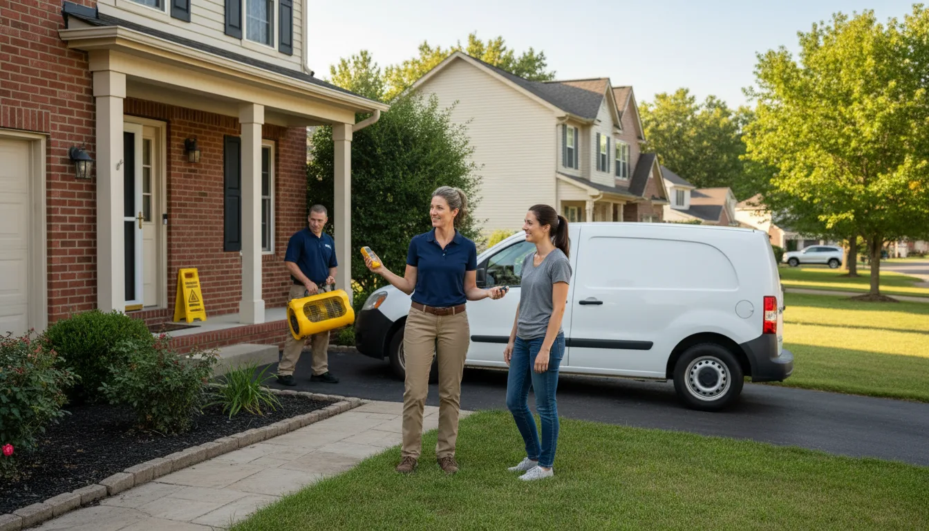 Residential water damage restoration in Margarettsville, NC